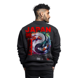 Bluza męska bez kaptura z nadrukiem na plecach "Japan Culture"