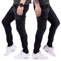 R.30 Spodnie męskie jeansy rurki czarne Jacob