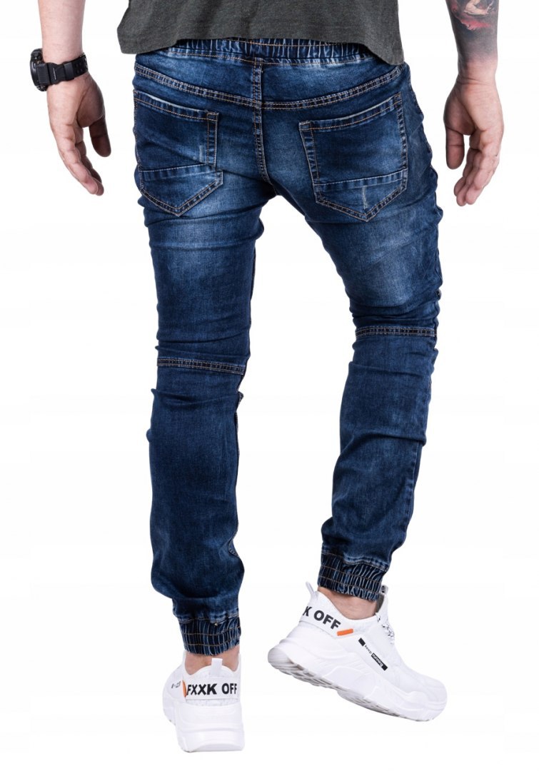 R.37 Spodnie joggery jeansowe męskie Rodrigo