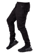 R.M Pas 86-90cm spodnie męskie JOGGERY czarne Yao
