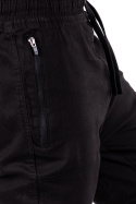 R.M Pas 86-90cm spodnie męskie JOGGERY czarne Yao