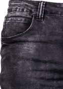 R.31 Spodnie męskie JEANSOWE slimy czarne Giosue