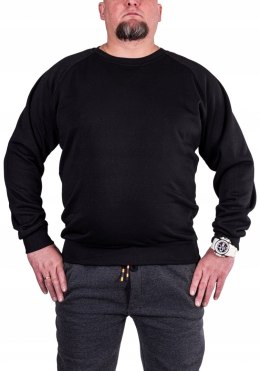 XL Klasyczna Bluza Męska CZARNA BIG SIZE INIGO
