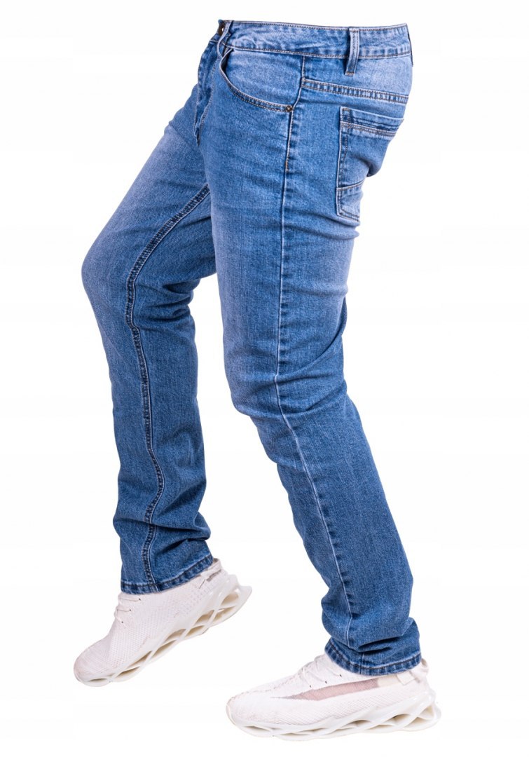 R.35 Spodnie męskie JEANSOWE klasyczne proste LOPE