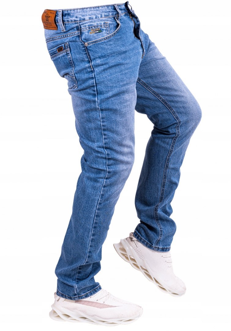 R.36 Spodnie męskie JEANSOWE klasyczne proste LOPE