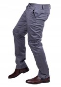 R.32 Spodnie męskie CHINOSY klasyczne szare OLAF