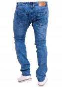 Spodnie męskie JEANSOWE klasyczne proste BLAS r.35