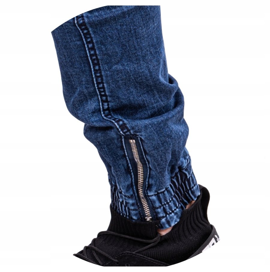 R.31 Spodnie męskie JOGGERY jeansowe slim SALS