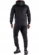 R.XL Dres kompletny czarny SPORTOWY bluza spodnie