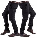 R.35 Spodnie męskie CHINOSY klasyczne czarne GORAN