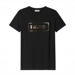 R. XL Koszulka bawełniana T-SHIRT czarny HUMOR