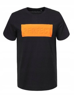 R. XXL Koszulka bawełniana T-SHIRT czarny PERFECT