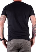 R.XL Koszulka bawełniana czarna T-SHIRT MONA LISA
