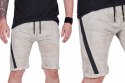 R. XL Krótkie spodnie SPODENKI dresowe beżowe GEIR