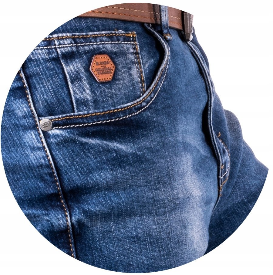 R.31 Spodnie męskie jeansowe klasyczne FAISAL