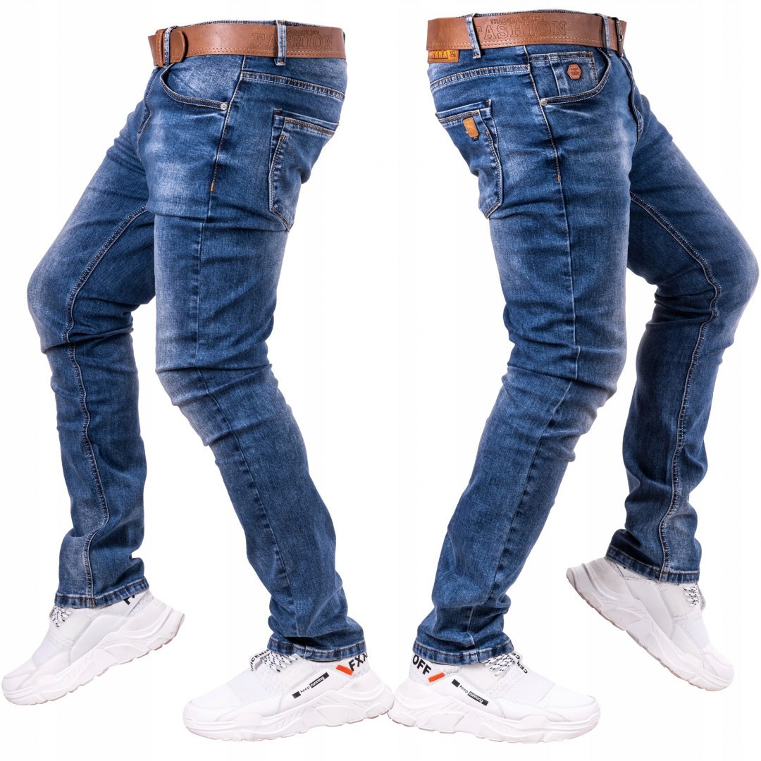 R.34 Spodnie męskie jeansowe klasyczne FAISAL