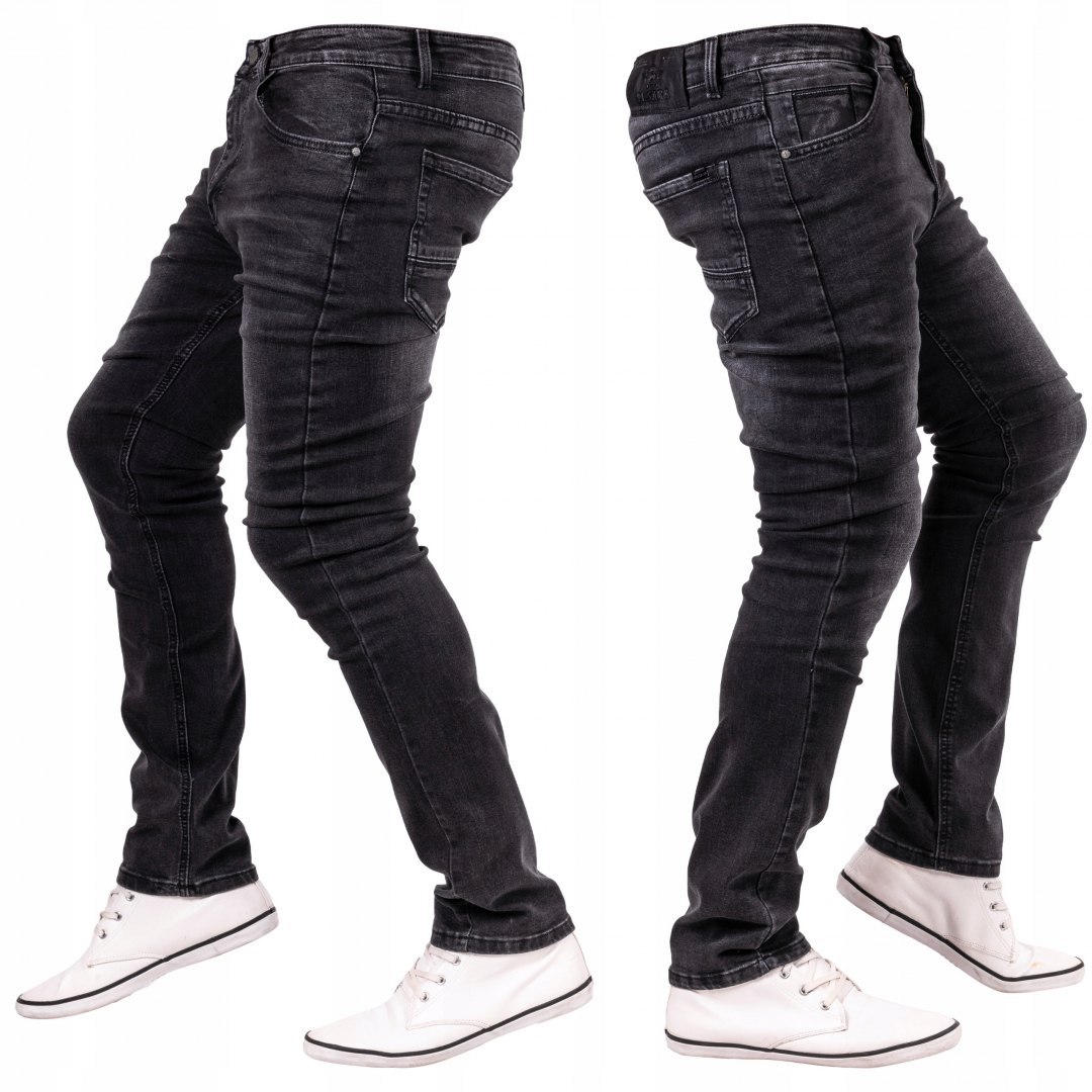R.34 Spodnie męskie jeansowe klasyczne OLVIR