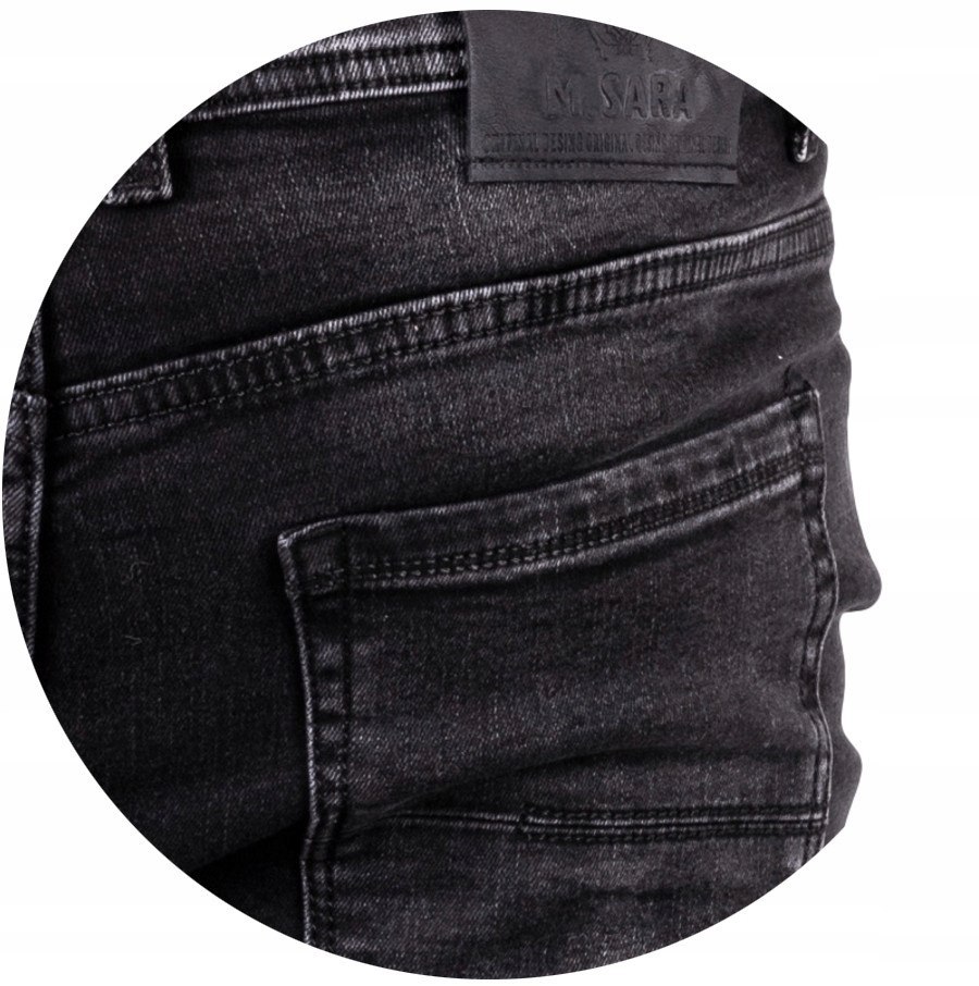 R.33 Spodnie męskie jeansowe SLIM MADS