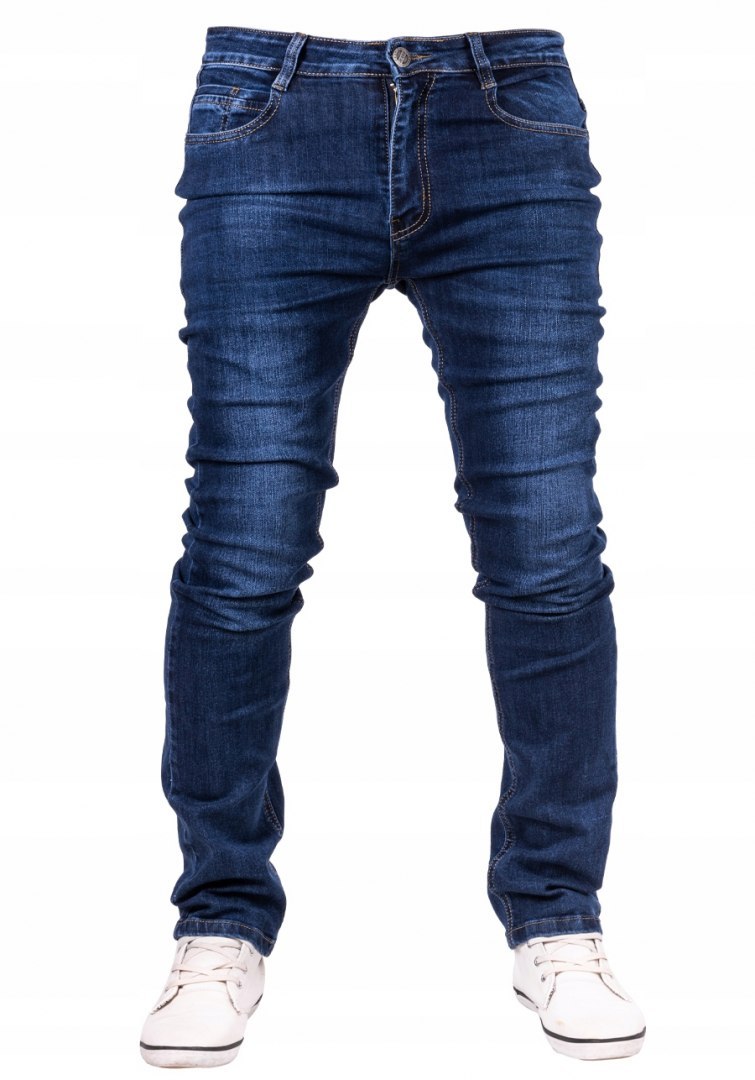 R.36 Spodnie męskie jeansowe SLIM NJALL
