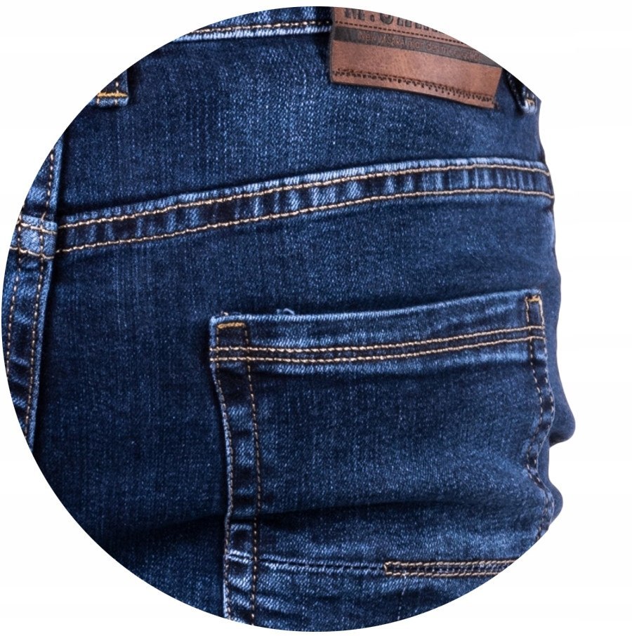 R.37 Spodnie męskie jeansowe SLIM NJALL
