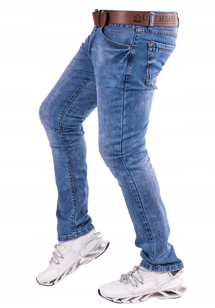 r.29 Spodnie męskie jeansowe klasyczne ENOX