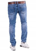 r.36 Spodnie męskie jeansowe klasyczne ENOX
