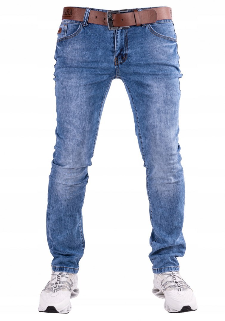 r.37 Spodnie męskie jeansowe klasyczne ENOX