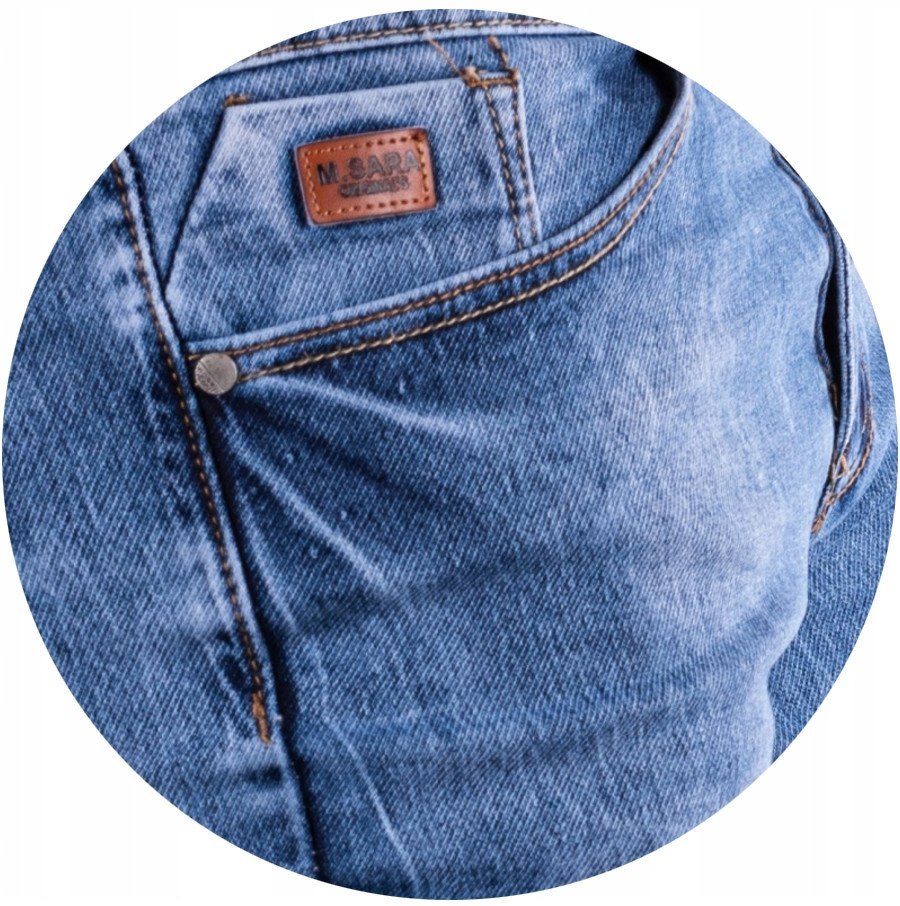 r.38 Spodnie męskie jeansowe klasyczne ENOX