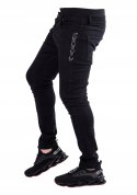 r.31 Spodnie męskie czarne jeansowe OSCAR