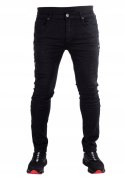 r.36 Spodnie męskie czarne jeansowe OSCAR