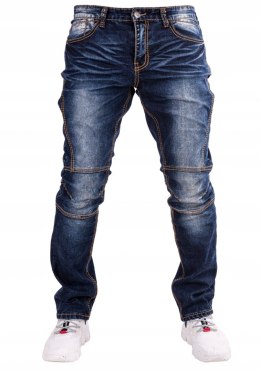 r.31 Spodnie męskie jeansowe cieniowane RADAMEL