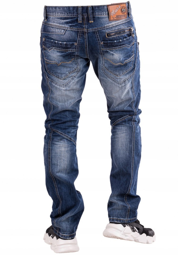 r.33 Spodnie męskie jeansowe cieniowane RAFAEL