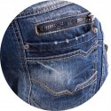 r.36 Spodnie męskie jeansowe cieniowane RAFAEL