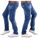 r.32 Spodnie męskie jeansowe klasyczne AMBO