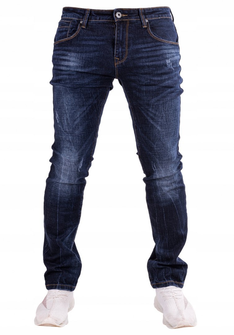 r.32 Spodnie męskie jeansowe klasyczne PABLO