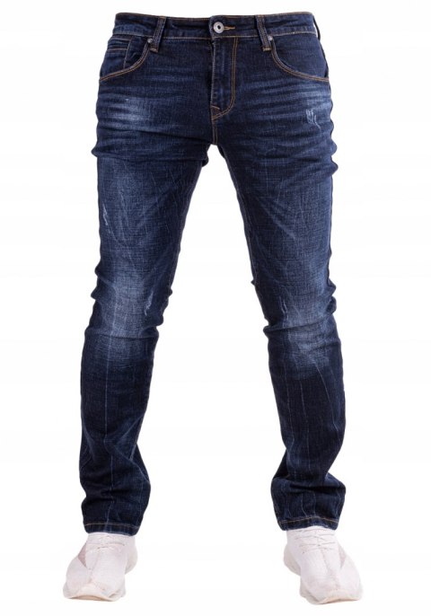 r.33 Spodnie męskie jeansowe klasyczne PABLO
