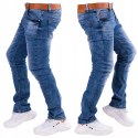 r.30 Spodnie męskie jeansowe klasyczne UNAI