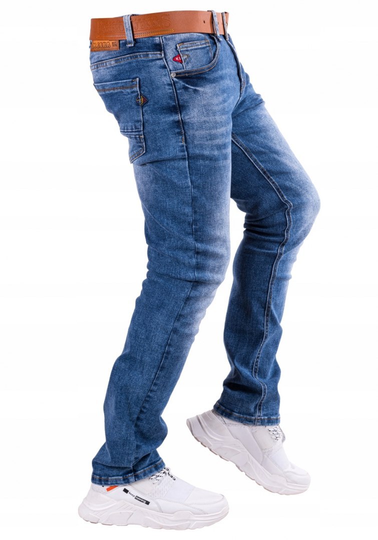 r.33 Spodnie męskie jeansowe klasyczne UNAI