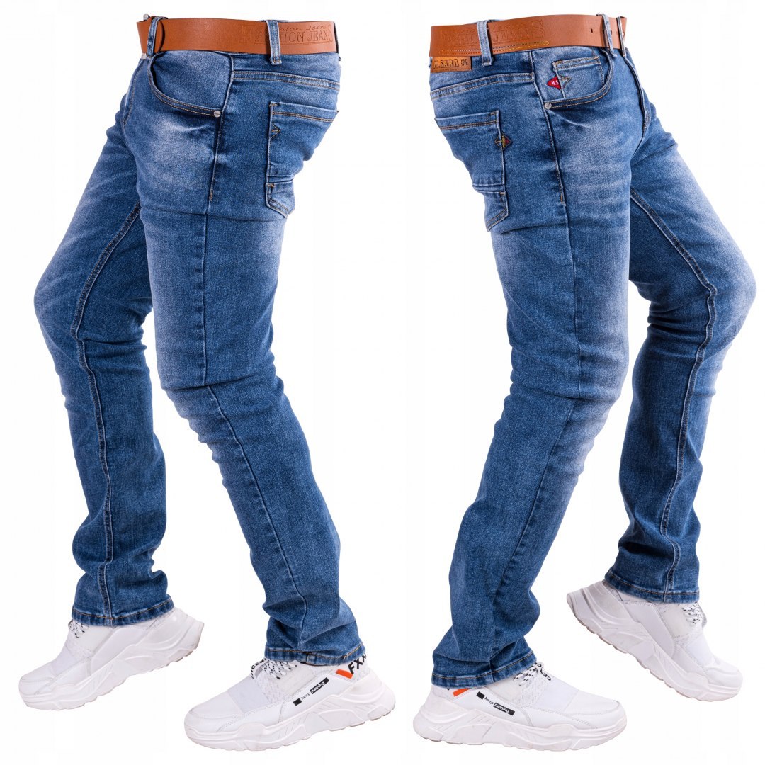 r.34 Spodnie męskie jeansowe klasyczne UNAI