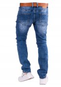 r.37 Spodnie męskie jeansowe klasyczne UNAI