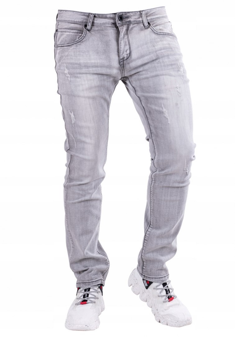 r.30 Spodnie męskie szare jeansowe THIAGO