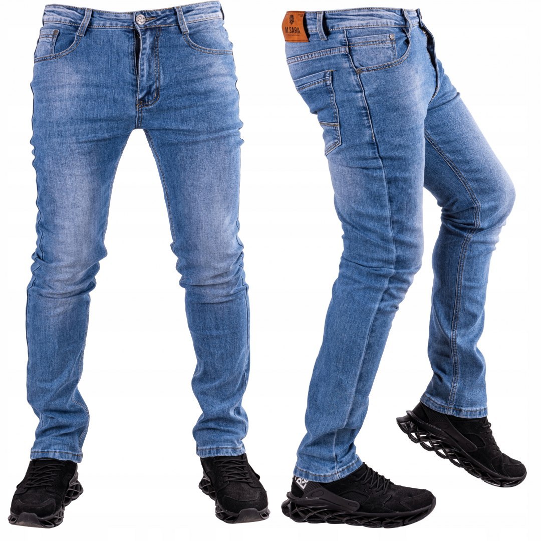 r.34 Spodnie męskie jeansowe FERRAN
