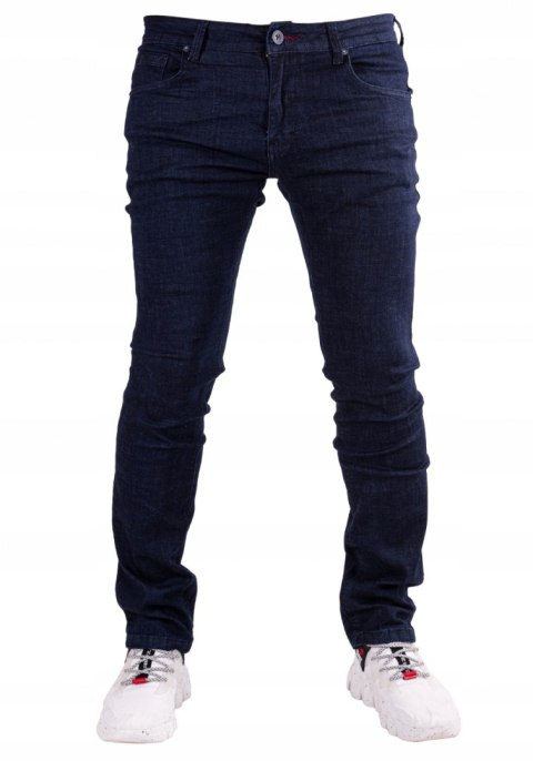 r.30 Spodnie męskie jeansowe klasyczne ANDRES