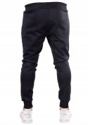 r. 3XL Czarne spodnie dresowe joggery BASSIM