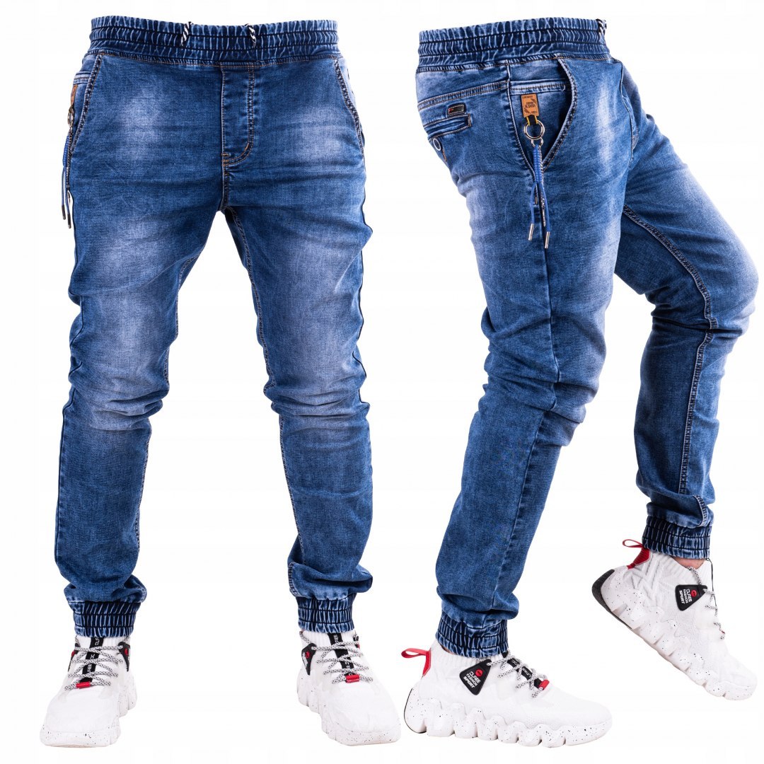 r.30 Spodnie joggery jeansowe męskie ARTURO