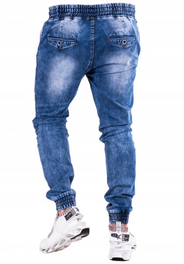 r.30 Spodnie joggery jeansowe męskie AURELE