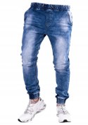 r.32 Spodnie joggery jeansowe męskie AURELE