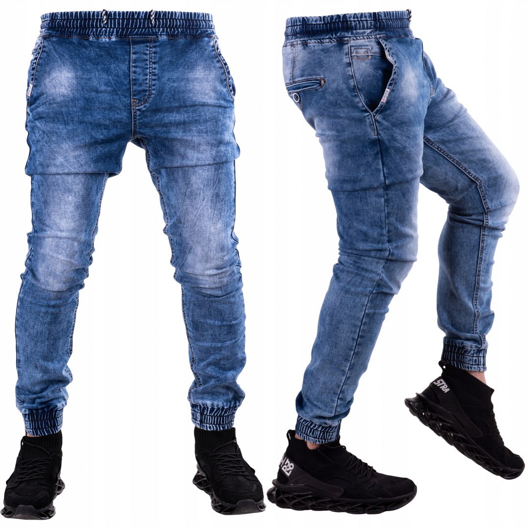 r.33 Spodnie joggery jeansowe męskie ELLEN