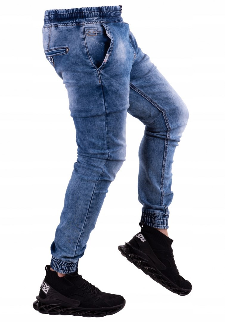r.35 Spodnie joggery jeansowe męskie ELLEN