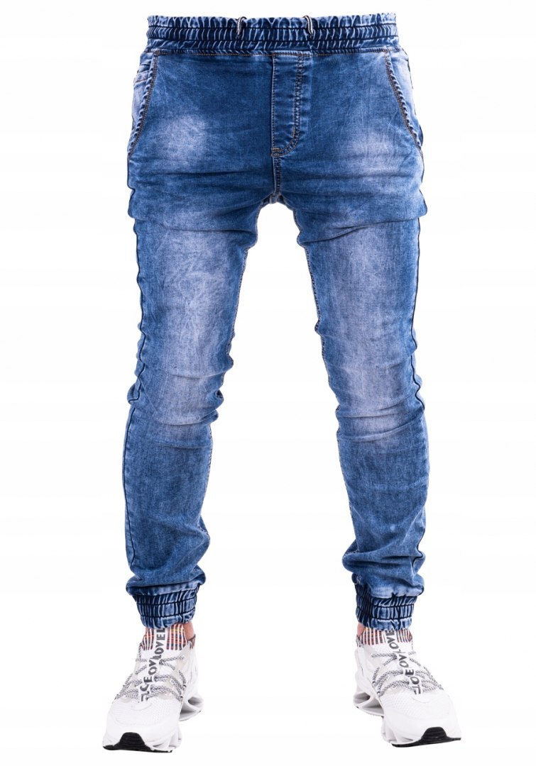 r.40 Spodnie joggery jeansowe męskie MATTHEW